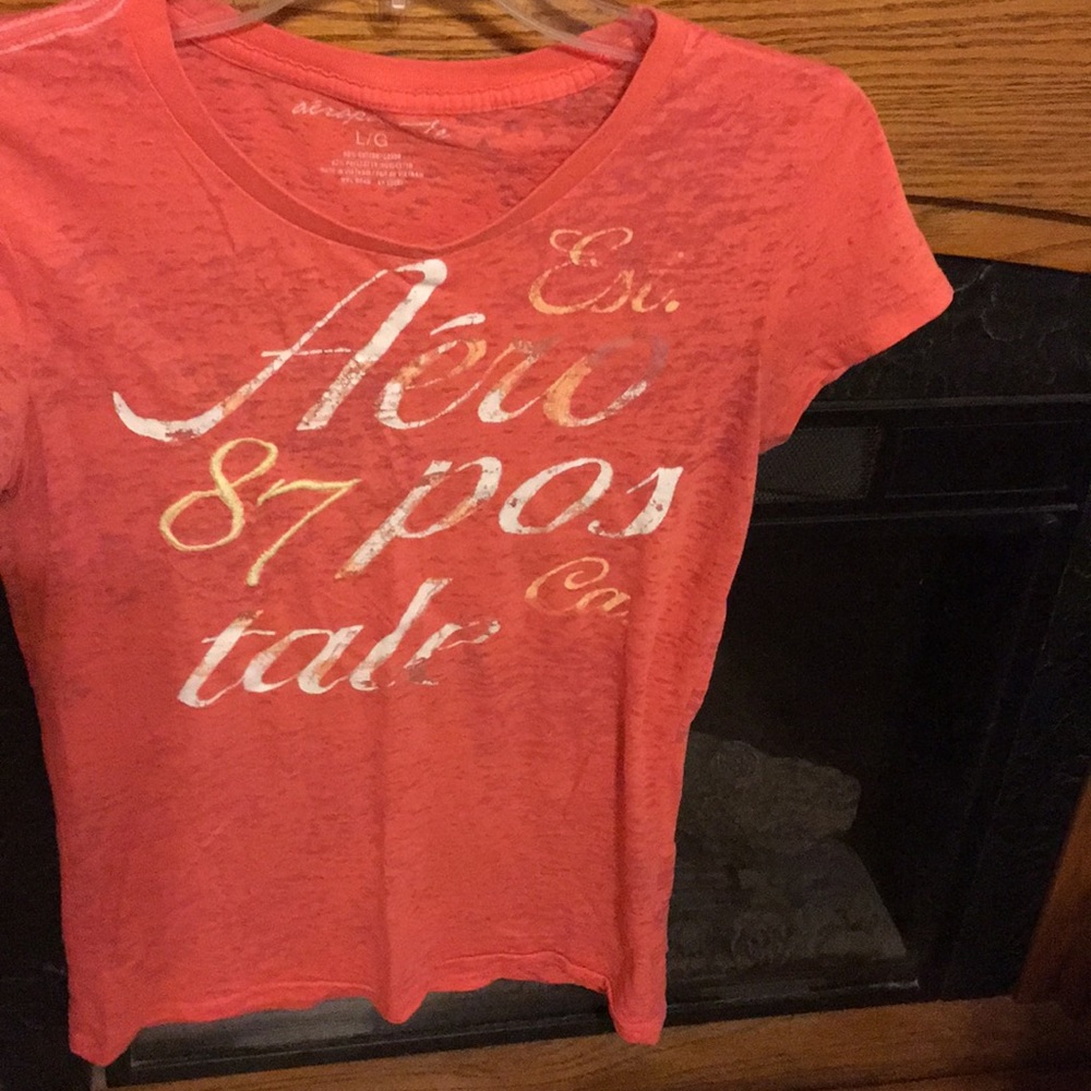 Aeropostale, Orange print, Short sleeve T-shirt